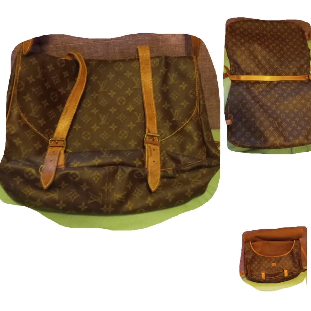Louis Vuitton Vintage saumur 43  French travel bag